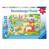 Ravensburger Dino Dostlar 2x12 Parçalı Puzzle
