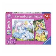 Ravensburger RPK093465 3X49 Disney Belle Cinderalla Rapunzel Puzzle