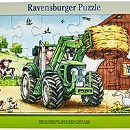 Ravensburger Tractor On Farm 15 Parçalı Puzzle