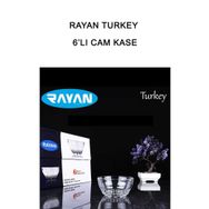 Rayan RT-RYL-HMR10758 Turkey 6'lı Cam Kase