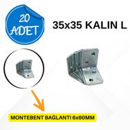 Raymobaks 35x35 Mobilya Köşe L Demiri
