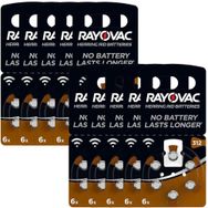Rayovac 312 Numara İşitme Cihaz Pili 60 Adet PR41 Kulaklık Pili