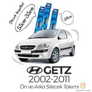 RBW 2002-2009 Hyundai Getz Ön Arka Silecek Seti
