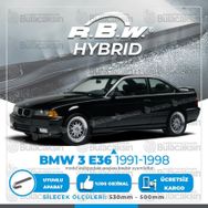 RBW Bmw 3 E36 Ön 1991-1998 Hibrit Silecek Takımı