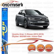 RBW Citröen C-elysee 2012-2018 Silecek Takımı