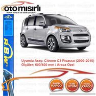RBW Citroen C3 Picasso 2009-2010 Ön Silecek Takımı