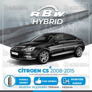 RBW Citroen C5 2008-2015 Ön Hybrid Silecek Takımı
