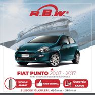 RBW Fiat Punto 2007-2017 Ön Muz Silecek Takımı