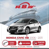 RBW Honda Civic Hb Muz 2006-2011 Silecek Takımı