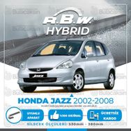 RBW Honda Jazz 2002-2008 Ön Hybrid Silecek Takımı
