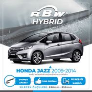 RBW Honda Jazz 2009-2014 Ön Hybrid Silecek Takımı