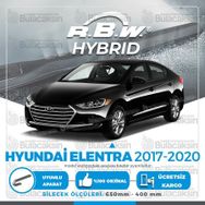 RBW Hyundai Elantra Ön 2017-2020 Hibrit Silecek Takımı
