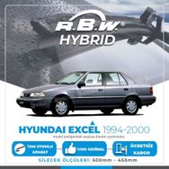 RBW Hyundai Excel 1994-2000 Ön Hybrid Silecek Takımı