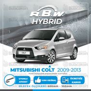 RBW Mitsubishi Colt 2009-2013 Ön Hybrid Silecek Takımı