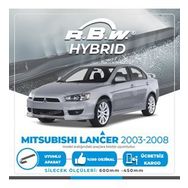 RBW Mitsubishi Lancer Ön 2003-2008 Hibrit Silecek Takımı