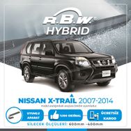RBW Nissan X-Trail 2007-2014 Ön Hybrid Silecek Takımı