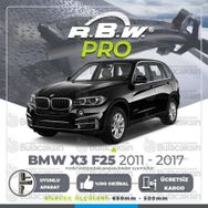 RBW PRO BMW X3 F25 2011-2017 Ön Muz Silecek Takımı