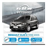 RBW Renault Clio 2 1998-2005 Ön Hybrid Silecek Takımı