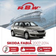 RBW Skoda Fabia 2007-2014 Ön Muz Silecek Takımı