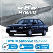 RBW Toyota Corolla 1992-2001 Ön Hybrid Silecek Takımı