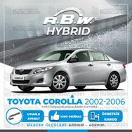RBW Toyota Corolla Sedan 2002-2006 Ön Hybrid Silecek Takımı