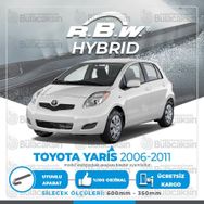 RBW Toyota Yaris 2006-2011 Ön Hybrid Silecek Takımı