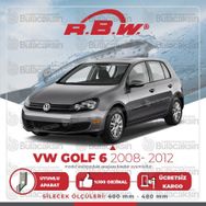 RBW Volkswagen Golf 6 2008-2012 Muz Silecek Takımı