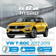 RBW Volkswagen T-ROC 2017-2019 Ön Hybrid Silecek Takımı