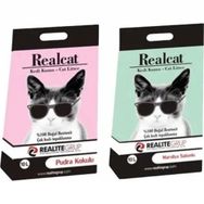 Real Cat 2x10 lt Marsilya Sabunlu & Pudra Kokulu İnce Taneli Bentonit Kedi Kumu