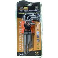 Real Özs ÖZS-9009 9 Parça Uzun Tork Alyan Set