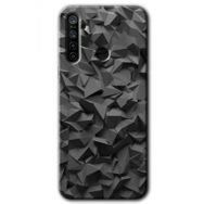 Realme 5I Dark Broke Baskılı Uyumlu Silikon Kılıf