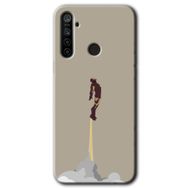 Realme 5I İronman Airport Baskılı Uyumlu Silikon Kılıf