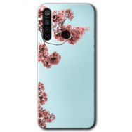 Realme 5I Japon Çiçeği Baskılı Uyumlu Silikon Kılıf