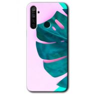 Realme 6I 3D Yaprak Baskılı Uyumlu Silikon Kılıf