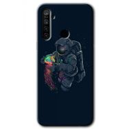 Realme 6I Astronot Kıyafeti Baskılı Uyumlu Silikon Kılıf