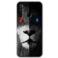 Realme 6I Fire and Ice Lion Baskılı Uyumlu Silikon Kılıf