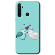 Realme 6I Mutlu Kuşlar Baskılı Uyumlu Silikon Kılıf