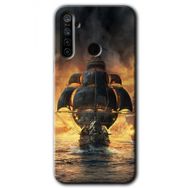 Realme 6I Siyah İnci Baskılı Uyumlu Silikon Kılıf