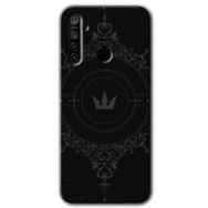 Realme 6I Siyah Mandala 1 Baskılı Uyumlu Silikon Kılıf