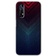 Realme 7 Abstract 4 Baskılı Uyumlu Silikon Kılıf