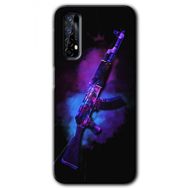Realme 7 AK Baskılı Uyumlu Silikon Kılıf