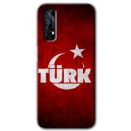 Realme 7 Ayyıldız Türk Baskılı Uyumlu Silikon Kılıf
