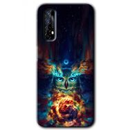Realme 7 Ballı Baykuş Baskılı Uyumlu Silikon Kılıf