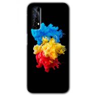 Realme 7 Black 1 Baskılı Uyumlu Silikon Kılıf