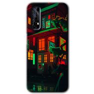 Realme 7 China Street Baskılı Uyumlu Silikon Kılıf