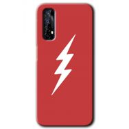 Realme 7 Flash Logo Baskılı Uyumlu Silikon Kılıf