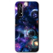 Realme 7 Gezegen Karışımı Baskılı Uyumlu Silikon Kılıf