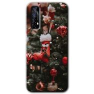 Realme 7 Happy New Year Baskılı Uyumlu Silikon Kılıf