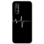 Realme 7 Heart Rytm Baskılı Uyumlu Silikon Kılıf