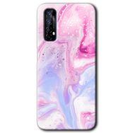 Realme 7 Kabarmış Leke Baskılı Uyumlu Silikon Kılıf